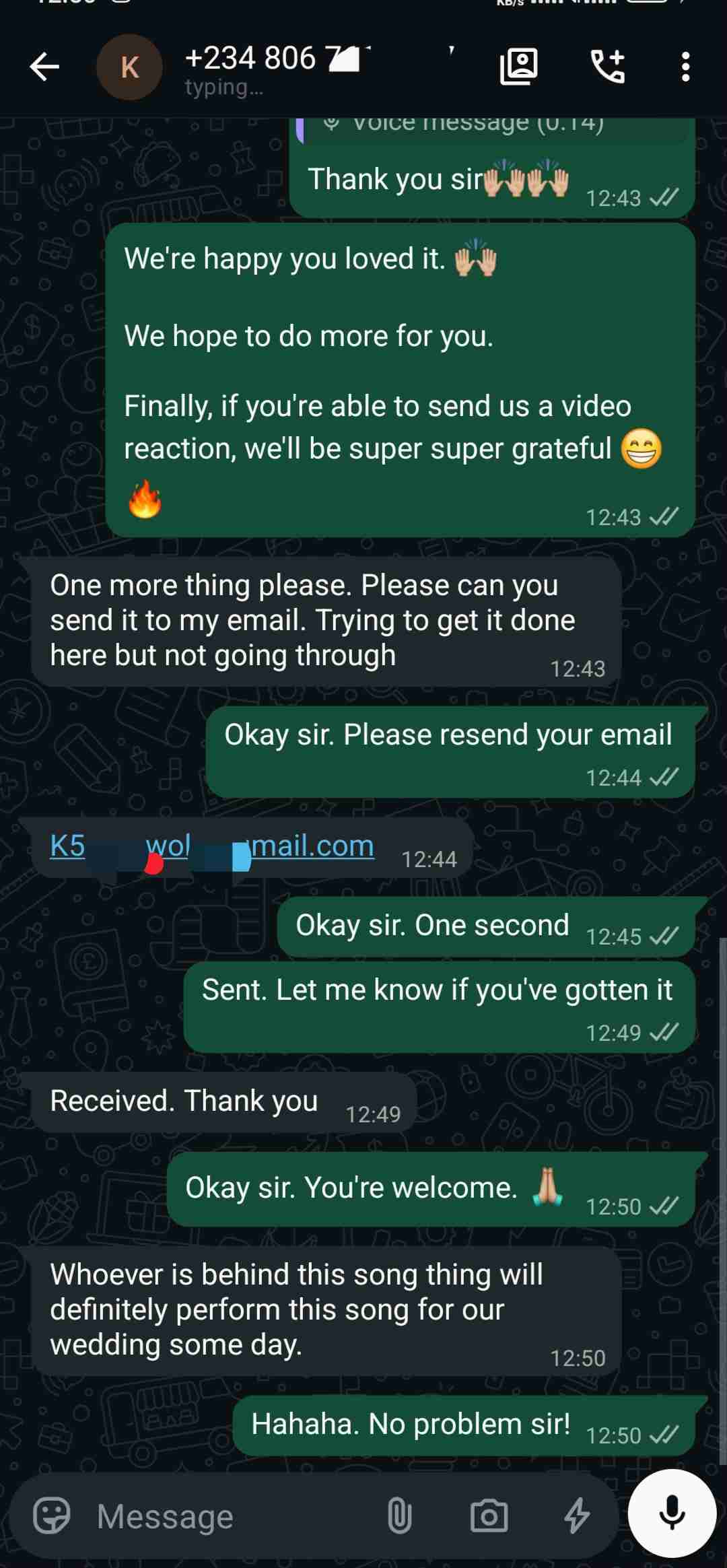 Customer review